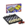 Joc de Dame, Șah și Table , set 3 în 1 Magnetic, 24cm
