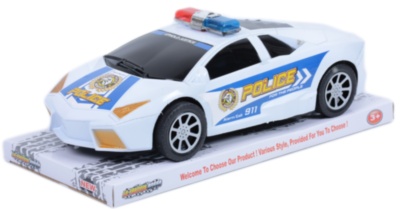 Mașina de Poliție cu Fricțiune, 35cm | image