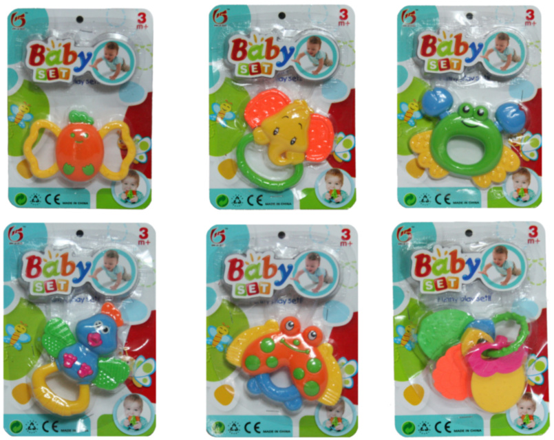 Jucărie pentru dentiție - perfectă pentru bebeluși, model și formă aleatorie