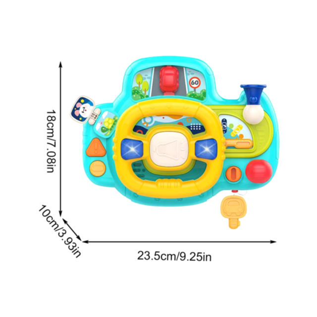 Volan Educațional pentru Copii cu Sunete și Lumini