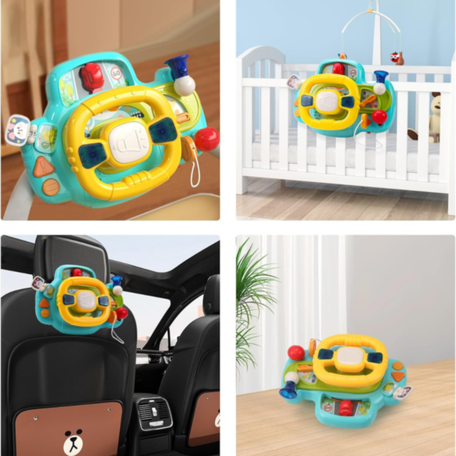 Volan Educațional pentru Copii cu Sunete și Lumini