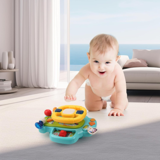 Volan Educațional pentru Copii cu Sunete și Lumini