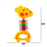 Jucărie Zornăitoare Girafă Colorată pentru Bebeluși