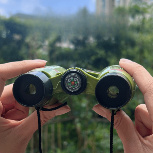 Binoclu pentru Copii cu Busolă și Curea Reglabilă (culoare aleatorie)