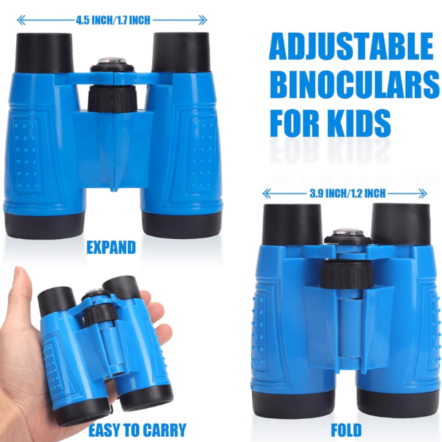 Binoclu pentru Copii cu Busolă și Curea Reglabilă (culoare aleatorie)