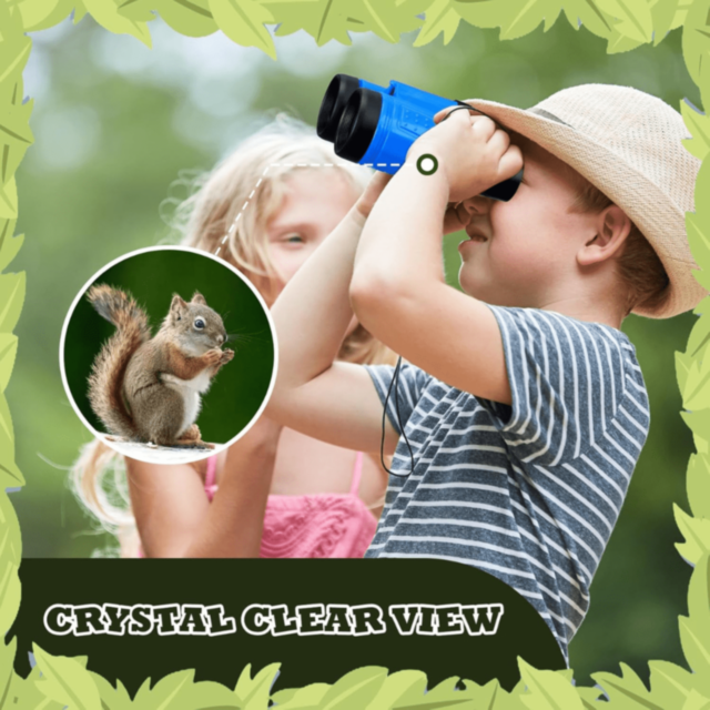 Binoclu pentru Copii cu Busolă și Curea Reglabilă (culoare aleatorie)