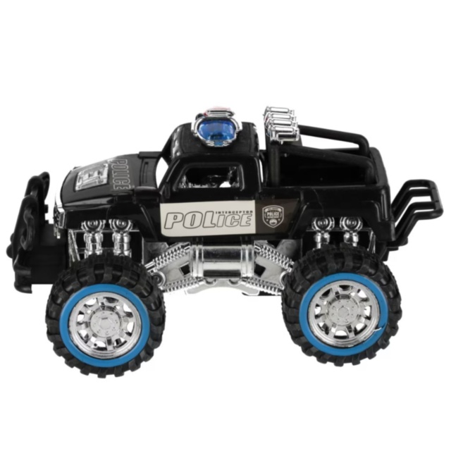 Monster Truck de Poliție cu Roți Mari (culoare aleatorie)