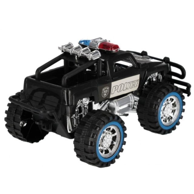 Monster Truck de Poliție cu Roți Mari (culoare aleatorie)