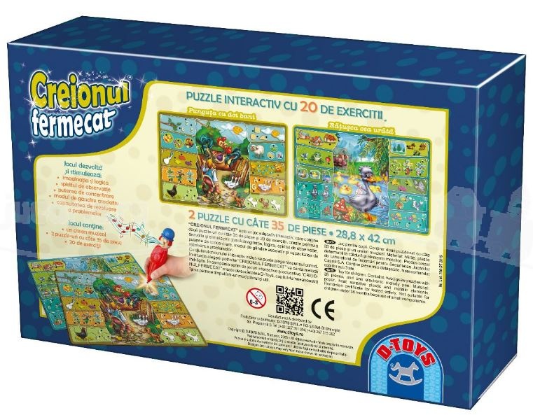 Creionul Fermecat - puzzle interactiv  35 piese