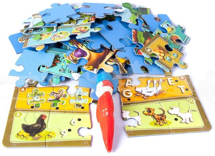 Creionul Fermecat - puzzle interactiv  35 piese