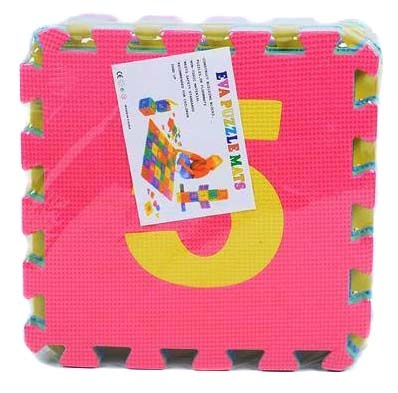 Covoraș Puzzle din Burete cu Cifre, 10 Plăci, 60 X 150 cm