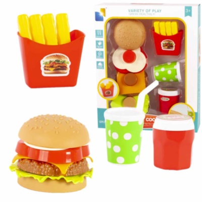 Set Menu McDonalds cu Hamburger, Cartof Pai și Cola | image