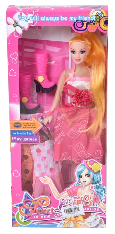 Barbie cu 2 Ținute și Încălțăminte | image