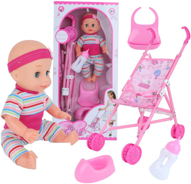 Bebelușul la Oliță, 4 Sunete Realiste, Cărucior 