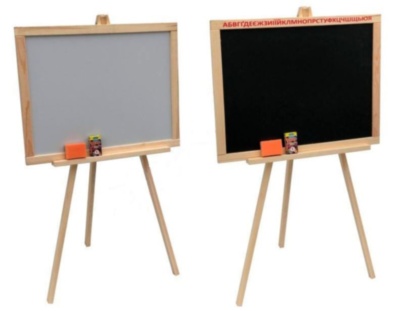 Tablă de Lemn cu 2 Fețe de Scris și Desenat  | image