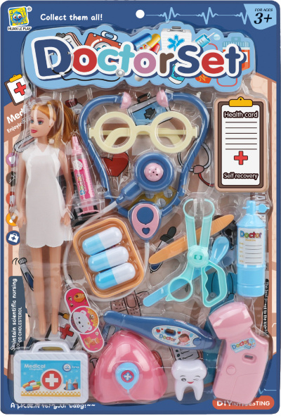 Trusa Doctorului cu Păpușică și 17 Obiecte | image
