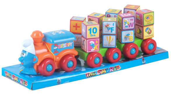 Trenuleț de Tras cu Cubulețe, 34cm    