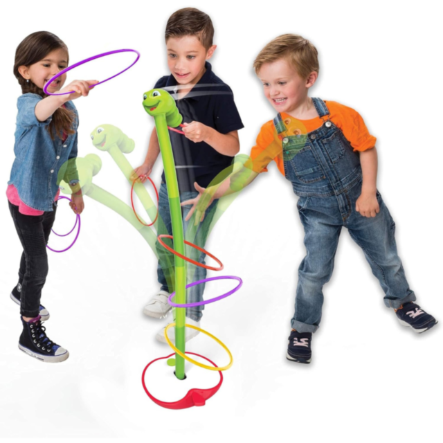 „Prinde viermișorul” – joc interactiv cu inele pentru copii