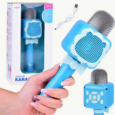 Microfon Karaoke Wireless pentru Copii cu Difuzor și Funcție Bluetooth | image