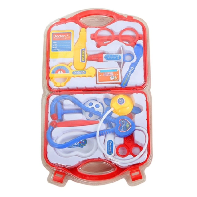 Set Doctor Copii cu Valiză și Accesorii Medicale (culoare aleatorie)