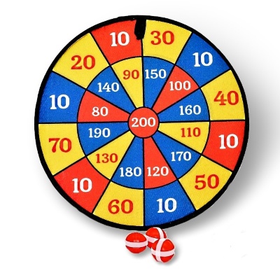 Darts Velcro cu Mingi din Material, 36cm | image