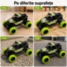 Mașină off-road cu telecomandă și lumini multicolore pentru copii