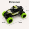 Mașină off-road cu telecomandă și lumini multicolore pentru copii