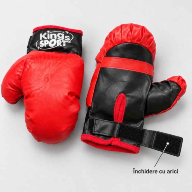 Set de box pentru copii cu sac și mănuși