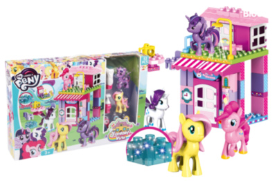 My Lovely Poney, set de construcție cu lumini, 52 piese | image