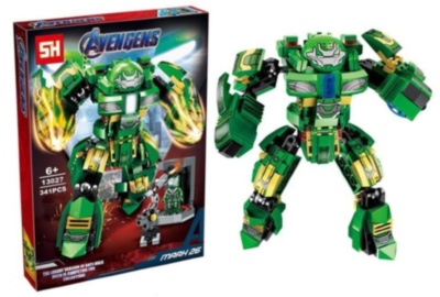 Set Construcție Iron Man, Mark 26, 341 piese  | image