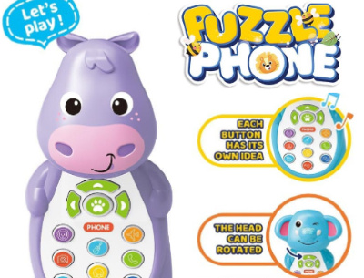 Telefon Interactiv cu Sunete  Hipopotam | image