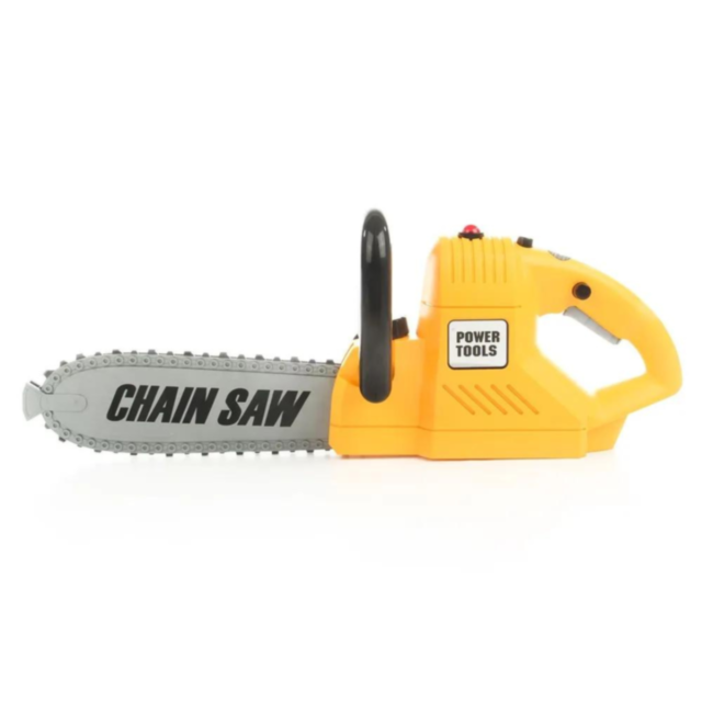 Jucărie fierăstrău cu lanț „Power Tools” – cu sunete realiste