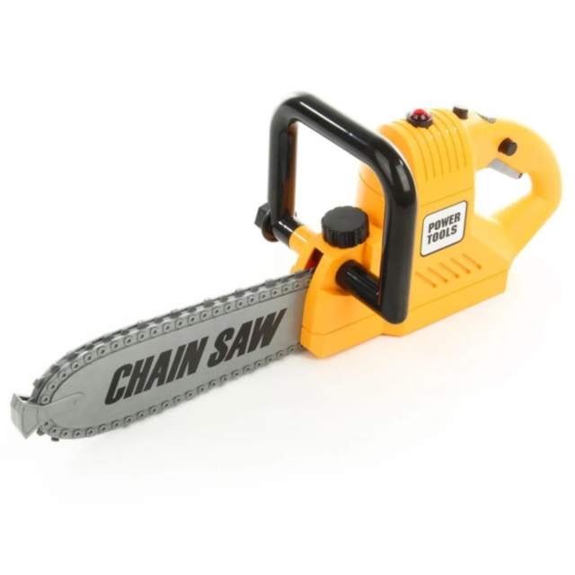 Jucărie fierăstrău cu lanț „Power Tools” – cu sunete realiste