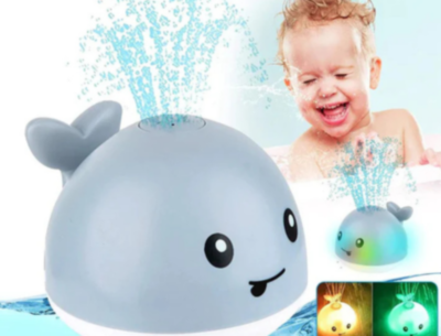 Balena Jucăușă pentru Baie cu Jet de Apă și Lumini Colorate  | image