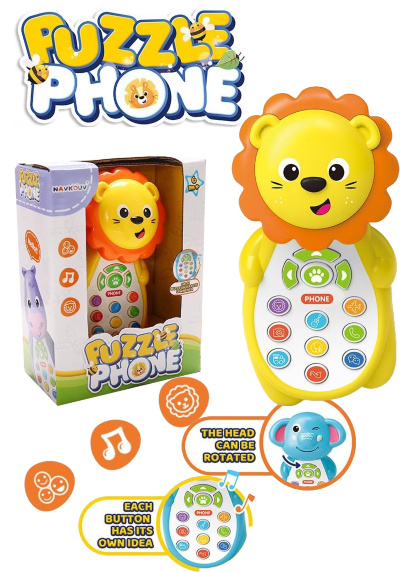 Telefon Interactiv cu Sunete Leu | image