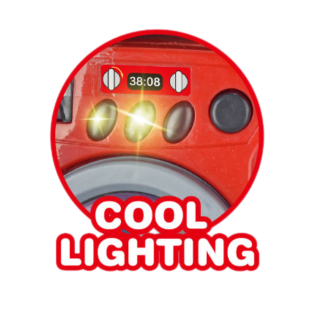 Mașină de spălat jucărie cu efecte sonore și luminoase