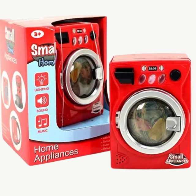 Mașină de spălat jucărie cu efecte sonore și luminoase