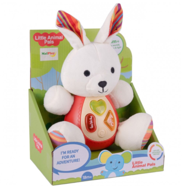 Iepuraș de Pluș Interactiv cu Sunete și Lumini