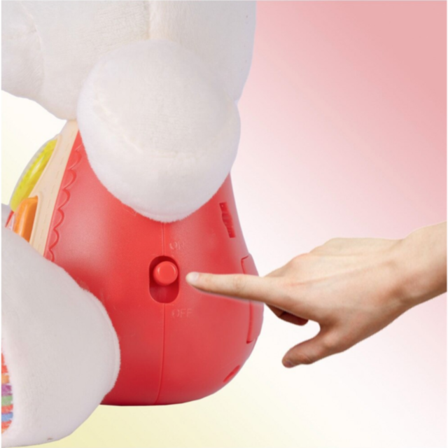 Iepuraș de Pluș Interactiv cu Sunete și Lumini