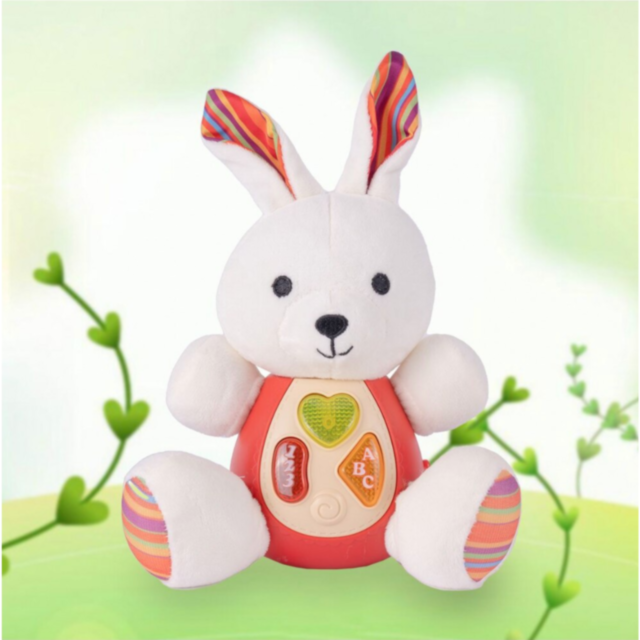 Iepuraș de Pluș Interactiv cu Sunete și Lumini