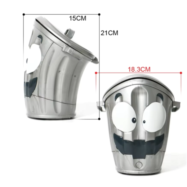 Coș de gunoi interactiv – „Bătaia cu hârtie” pentru copii