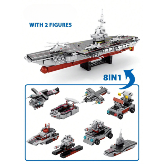 Portavion „Warship” – Set de Construcție cu 562 Piese
