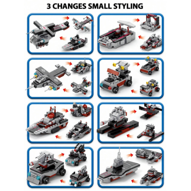 Portavion „Warship” – Set de Construcție cu 562 Piese