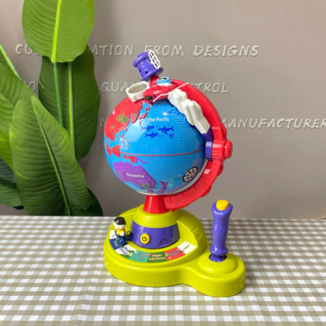 Glob Interactiv cu Jocuri Educative și Funcții Multimedia pentru Copii