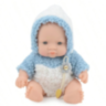 Păpușă Bebeluș din Vinil 16 cm cu Haină Tricotată și Chip Realist