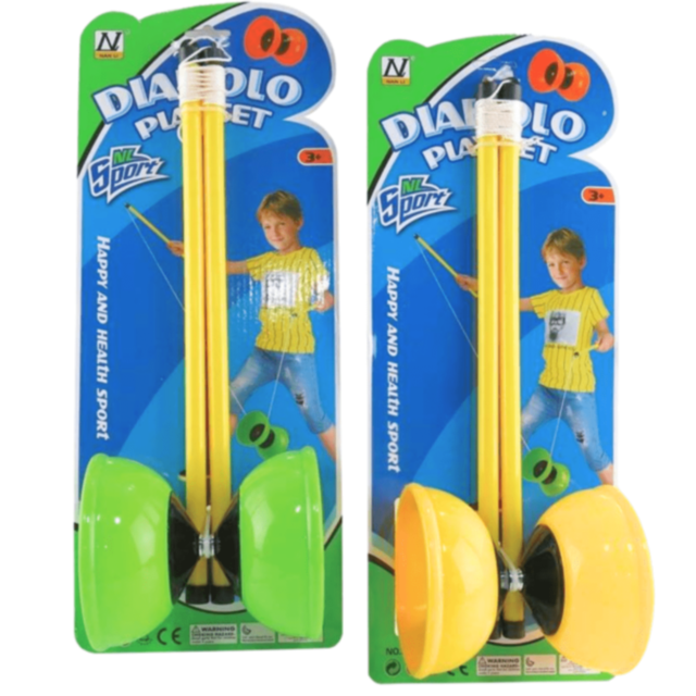 Diabolo Planet Joc de Îndemânare pentru Copii (culoare aleatorie)