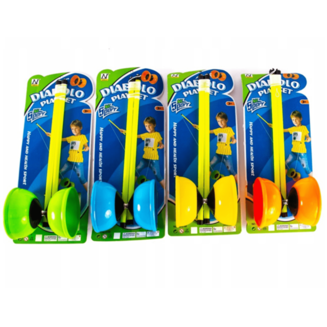 Diabolo Planet Joc de Îndemânare pentru Copii (culoare aleatorie)