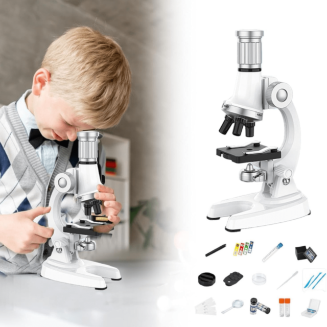 Microscop Educațional cu Accesorii pentru Copii Curioși
