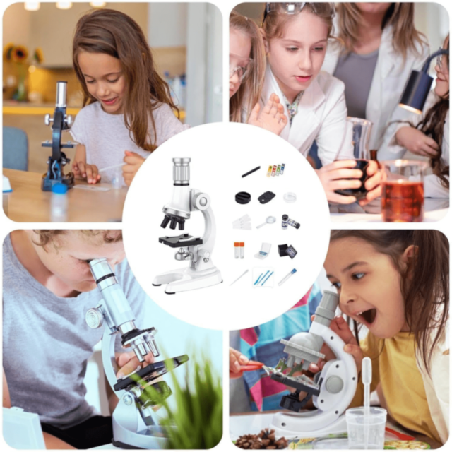 Microscop Educațional cu Accesorii pentru Copii Curioși