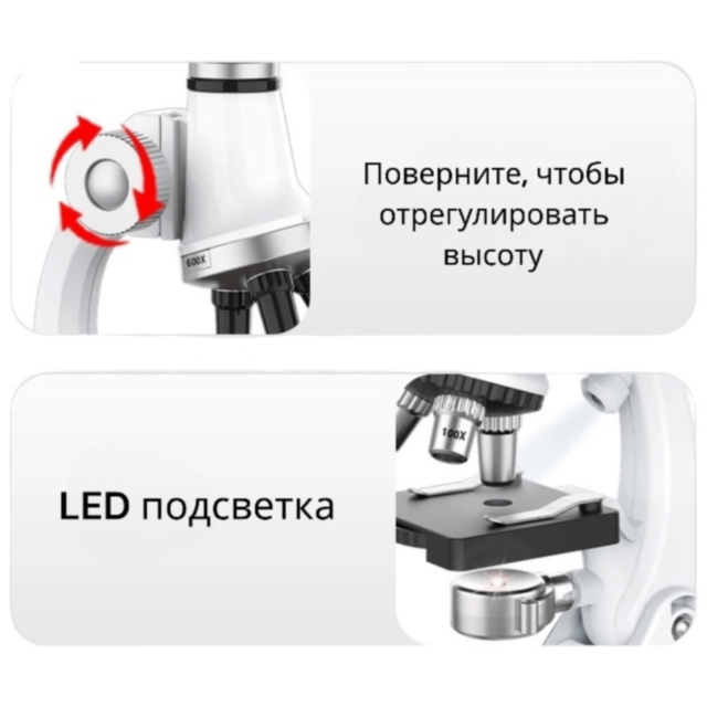 Microscop Educațional cu Accesorii pentru Copii Curioși